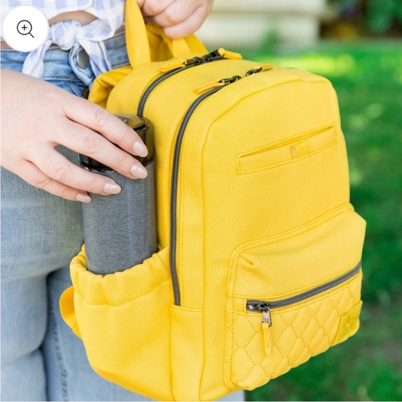 NWT Lug Volley Mini Matte Luxe Vegan Leather Backpack *Banana - Picture 5 of 7